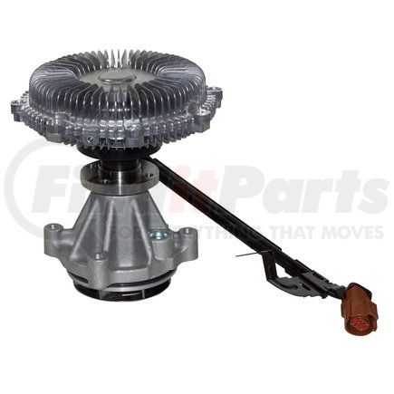 1250022 by GMB - Engine Water Pump with Fan Clutch