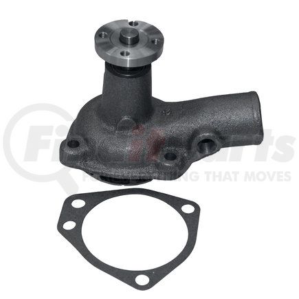 1252756 by GMB - Engine Water Pump - Cast Iron, Metal Impeller, Drive Belt, 4.37 in. Hub Height