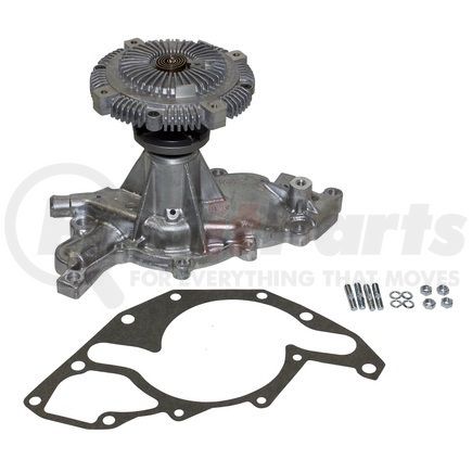 1300008 by GMB - Engine Water Pump with Severe Duty Fan Clutch