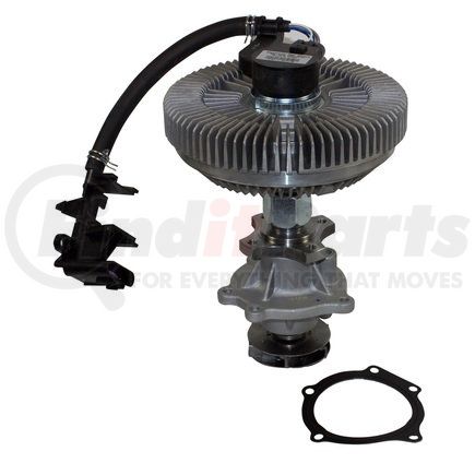 1300004 by GMB - Engine Water Pump with Severe Duty Fan Clutch