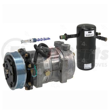 TSN2136 by FOUR SEASONS - A/C Compressor & Component Kit - Prefilled with OE-Specified Oil