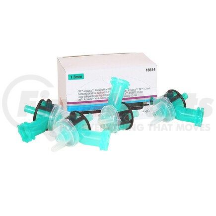 16614 by 3M - Accuspray™ Atomizing Head, Green, 1.3 mm, 4 per kit, 6 kits per case