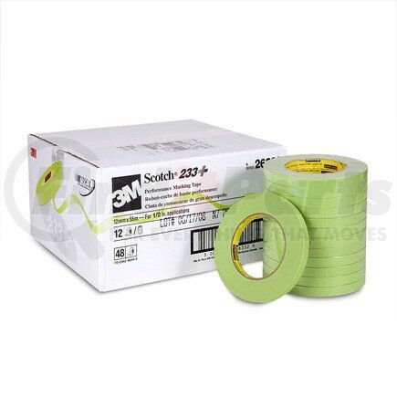 26332 by 3M - Scotch® Performance Masking Tape 233+, 12 mm x 55 m