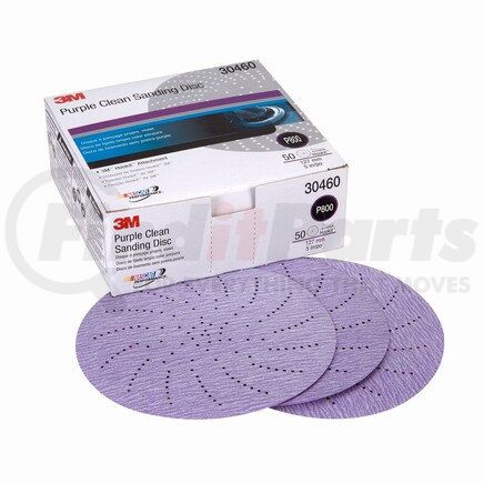 30460 by 3M - Purple Clean Sanding Hookit™ Disc, 5 in, P800, 50 discs per box