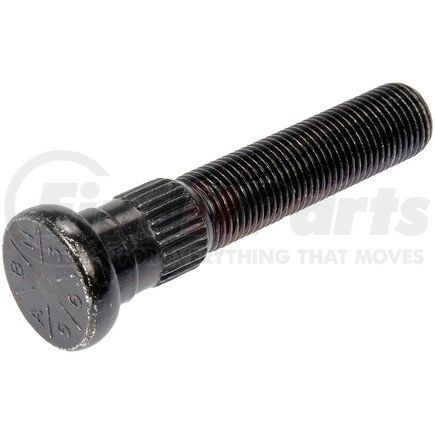 610-563 by DORMAN - 9/16-18 Serrated Wheel Stud - 0.658 In. Knurl, 3 In. Length, OL Part for 610-283