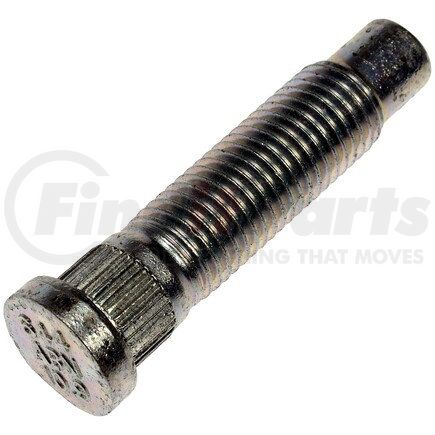 610-644 by DORMAN - M12-1.50 Serrated Wheel Stud - 15.6mm Knurl, 56.8mm Length