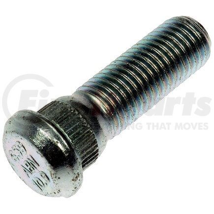 610-659 by DORMAN - M12-1.50 Serrated Wheel Stud - 14.22mm Knurl, 45.54mm Length