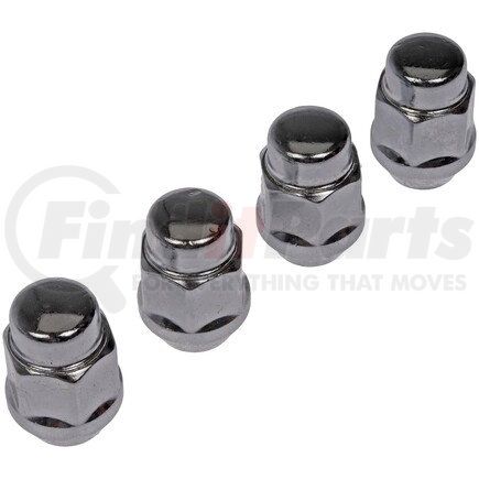 711-105 by DORMAN - Wheel Nut Chrome Bulge Seat Acorn Cap 7/16-20