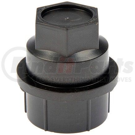 711-025 by DORMAN - Black Wheel Nut Cover M27-2.0