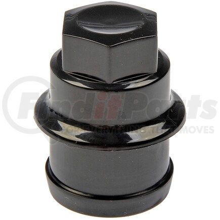 711-026 by DORMAN - Black Wheel Nut Cover M27-2.0