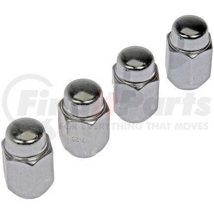 711-201 by DORMAN - Wheel Nut Chrome Acorn 2-Pc 1/2-20