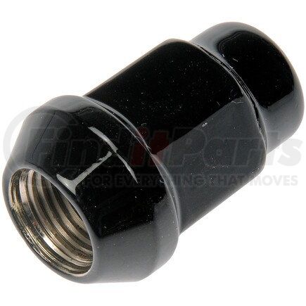 711-205A by DORMAN - Black Bulge Seat Acorn Wheel Nut - 1/2-20