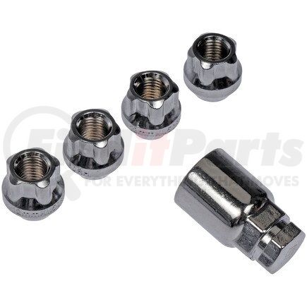 711-326 by DORMAN - Wheel Nut Lock Chrome Bulge Lock Set M12-1.50