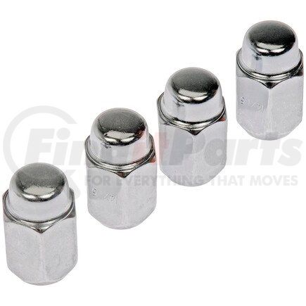 711-601 by DORMAN - Wheel Nut Chrome Acorn 2-Pc M14-1.50