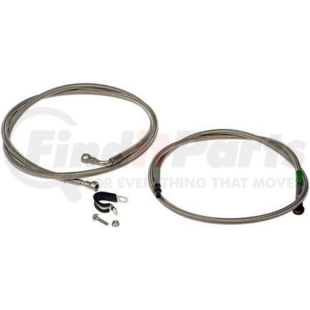 819-814 by DORMAN - Flexible Stainless Steel Braided Fuel Line
