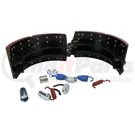 S-25290 by NEWSTAR - Drum Brake Shoe - 16.5 in. Length, 7 in. Width, NS301 Lining, Includes Hardware