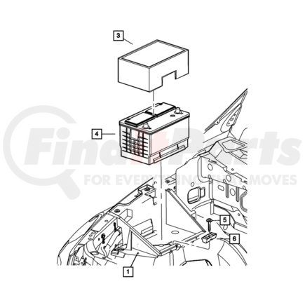 BB65F121AA by MOPAR - Vehicle Battery