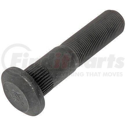 610-0372.5 by DORMAN - M22-1.50 Serrated Wheel Stud 23.8 mm - Knurl, 100 mm Length