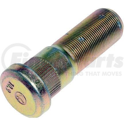 610-0379.5 by DORMAN - 1-1/8-16 Serrated Wheel Stud 1.235 In. - Knurl, 3.6 In. Length