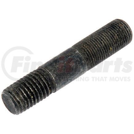 610-0421.25 by DORMAN - 3/4-16, 3/4-10 Double Ended Stud 0.75 In. - Knurl, 3.725 In. Length