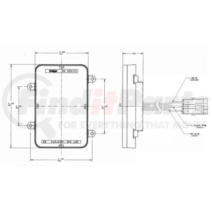 80131RB by DIALIGHT CORPORATION - LED Light - Rear, Red