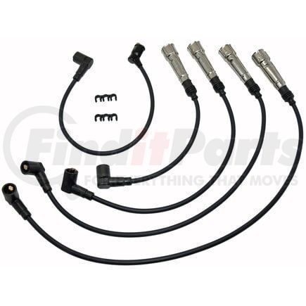 Bremi 924T Spark Plug Wire Set Bremi-STI Spark Plug Wire Set; Blue Or Black Silicone Wire; Turbo;