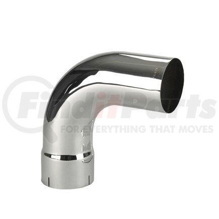 J009547 by DONALDSON - Exhaust Elbow - 90 deg. angle, OD-ID Connection, Chrome, 1.65 mm. wall thickness