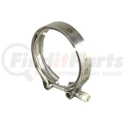 J009618 by DONALDSON - Exhaust Clamp - Stainless Steel, V-Band Style