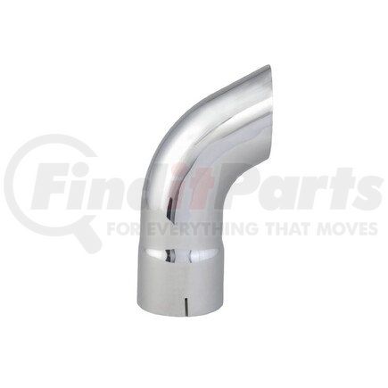 J014623 by DONALDSON - Exhaust Tail Pipe - 12.00 in., Chrome, ID Connection, 1.65 mm. wall thickness