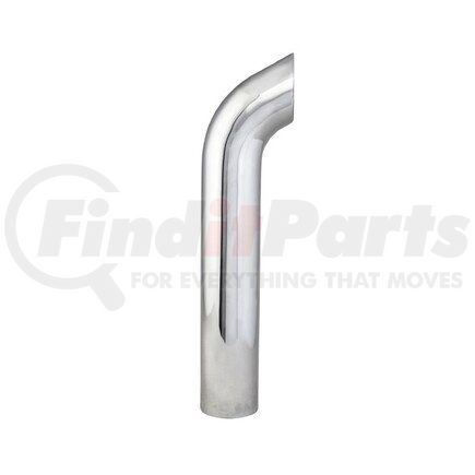 J024749 by DONALDSON - Exhaust Stack Pipe - 24.00 in., Chrome, Curved Style, OD Connection