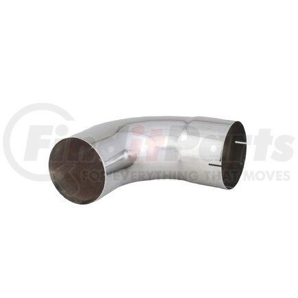 J190004 by DONALDSON - Exhaust Elbow - 90 deg. angle, OD-ID Connection, Chrome, 1.65 mm. wall thickness