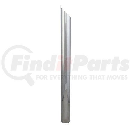 J540008 by DONALDSON - Exhaust Stack Pipe - 60.00 in., Chrome, 45 deg. angle, OD Connection