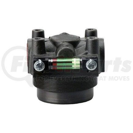 P166353 by DONALDSON - Hydraulic Filter Head - 4.65 in., SAE-16 Inlet/Outlet Size, with Bypass Valve