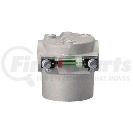 P167728 by DONALDSON - Hydraulic Filter Head - 4.15 in., SAE-12 Inlet/Outlet Size, with Bypass Valve