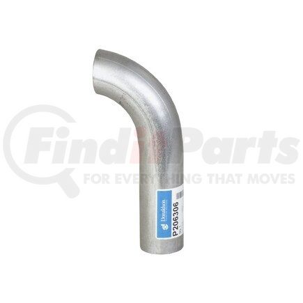 P206306 by DONALDSON - Exhaust Tail Pipe - 9.00 in., OD Connection, 1.65 mm. wall thickness