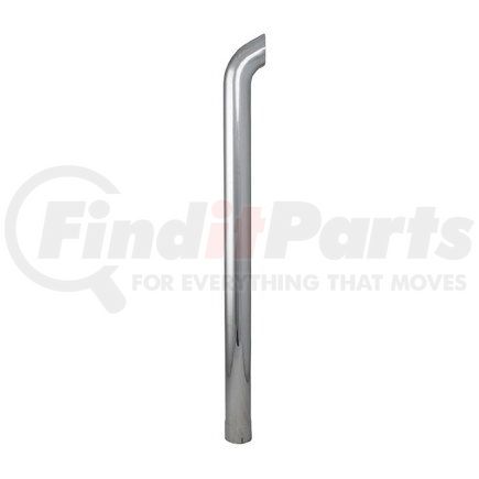 P207301 by DONALDSON - Exhaust Stack Pipe - 60.00 in., Chrome, Curved Style, ID Connection