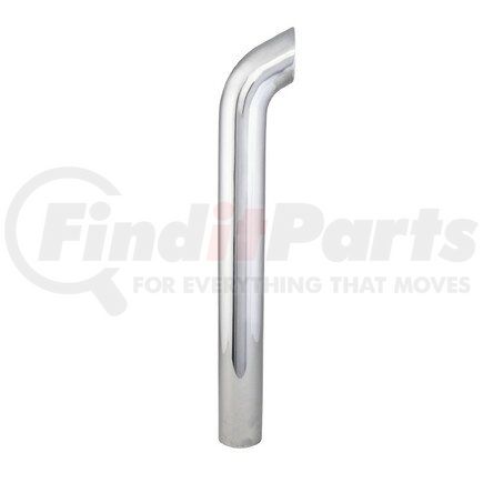P208359 by DONALDSON - Exhaust Stack Pipe - 36.00 in., Chrome, Curved Style, OD Connection