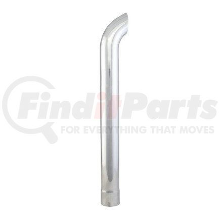 P216200 by DONALDSON - Exhaust Stack Pipe - 36.00 in., Chrome, Curved Style, ID Connection
