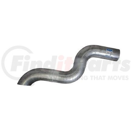 P224582 by DONALDSON - Exhaust Stack Pipe - 37.99 in. Overall length, Curved Style, OD Connection