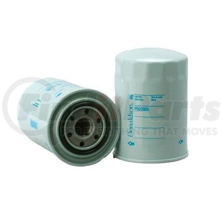 P502008 by DONALDSON - Engine Oil Filter - 5.91 in., Combination Type, Spin-On Style, Cellulose Media Type, with Bypass Valve