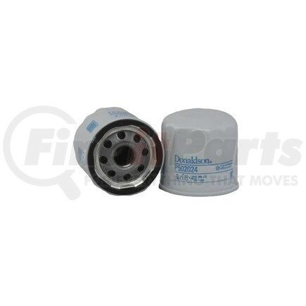 P502024 by DONALDSON - Engine Oil Filter - 2.56 in., Full-Flow Type, Spin-On Style, Cellulose Media Type, with Bypass Valve