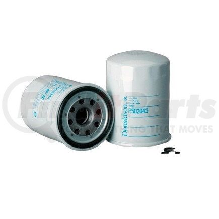 P502043 by DONALDSON - Engine Oil Filter - 4.92 in., Combination Type, Spin-On Style, Cellulose Media Type
