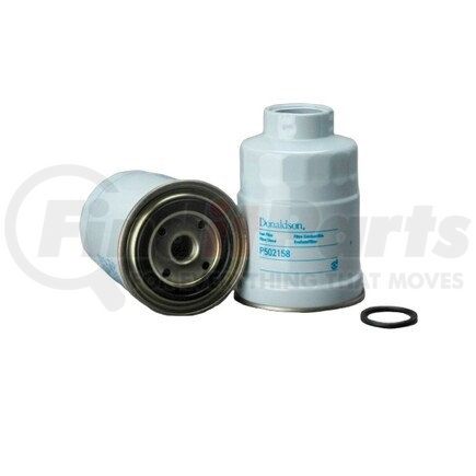 P502158 by DONALDSON - Fuel Water Separator Filter - 5.51 in., Water Separator Type, Spin-On Style, Cellulose Media Type