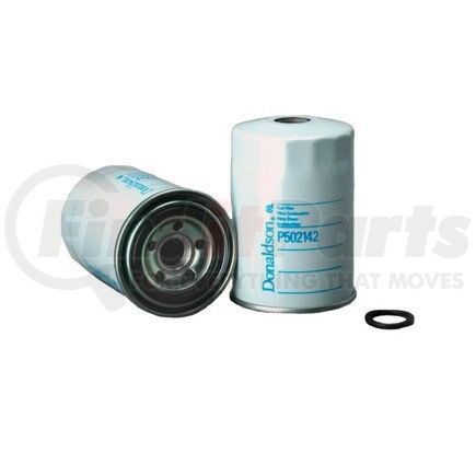 P502142 by DONALDSON - Fuel Water Separator Filter - 4.72 in., Primary Type, Spin-On Style, Cellulose Media Type