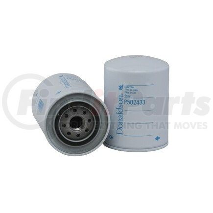 P502433 by DONALDSON - Engine Oil Filter - 5.79 in., Full-Flow Type, Spin-On Style, Cellulose Media Type, with Bypass Valve