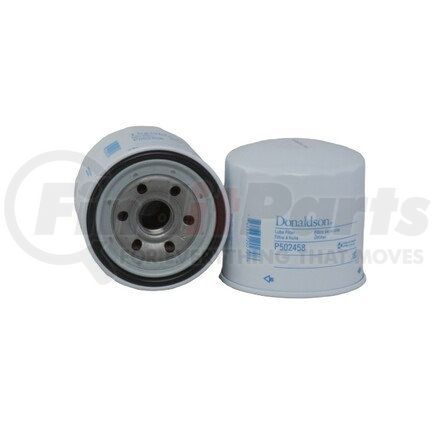 P502458 by DONALDSON - Engine Oil Filter - 3.98 in., Full-Flow Type, Spin-On Style, Cellulose Media Type, with Bypass Valve
