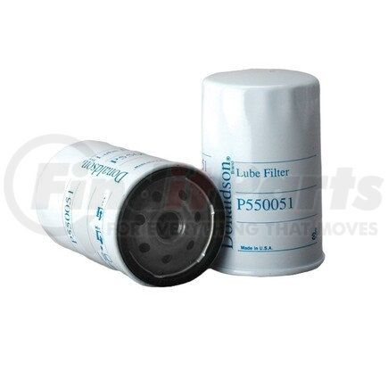 P550051 by DONALDSON - Engine Oil Filter - 5.08 in., Full-Flow Type, Spin-On Style, Cellulose Media Type