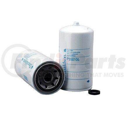P550106 by DONALDSON - Fuel Water Separator Filter - 7.40 in., Water Separator Type, Spin-On Style