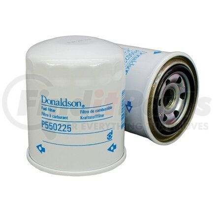 P550225 by DONALDSON - Fuel Filter - 3.94 in., Secondary Type, Spin-On Style, Cellulose Media Type