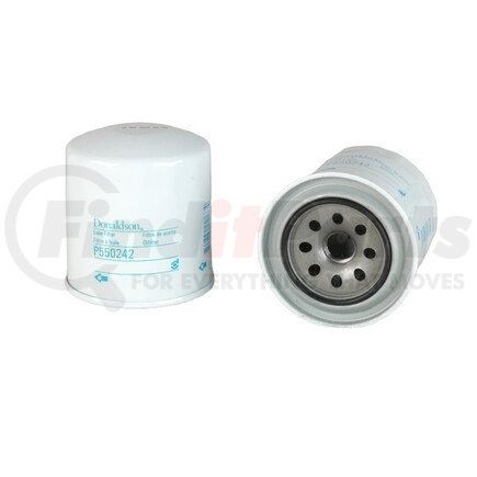 P550242 by DONALDSON - Engine Oil Filter - 3.70 in., Bypass Type, Spin-On Style, Cellulose Media Type